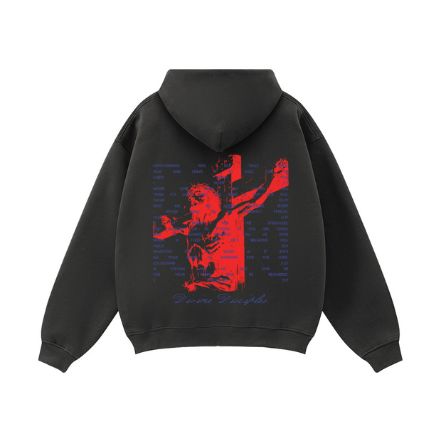 Do Not Wait Zip-Up / Black