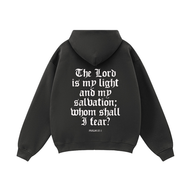 Whom Shall I Fear Zip-Up / Black