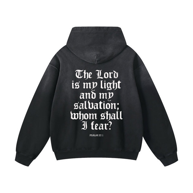 Whom Shall I Fear Hoodie / Black