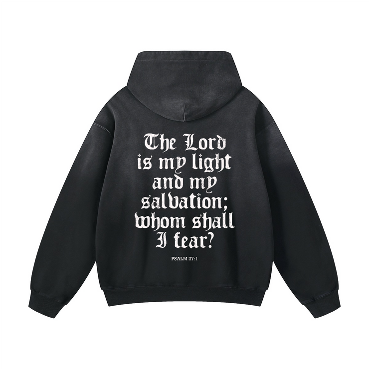 Whom Shall I Fear Hoodie / Black